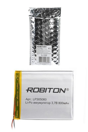 Аккумулятор Robiton 305060 (Li-Pol, 800mAh, 3.7V)