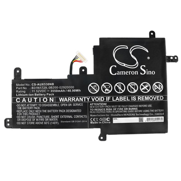 Купить Аккумулятор для Asus VivoBook S15, S530, X530 (B31N1729) 3550mah Аккумулятор для Asus VivoBook S15, S530, X530 (B31N1729) 3550mah