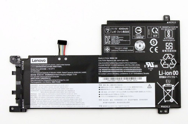 Аккумулятор (батарея) для ноутбука Lenovo IdeaPad 5-15 (L19C3PF4), 11.1V, 45Wh, 4050mAh