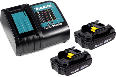 Комплект аккумуляторов Makita BL1815N с зарядным устройством (Li-ion, 1500mAh, 18V)