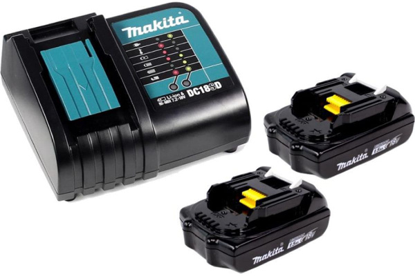 Купить Комплект аккумуляторов Makita BL1815N с зарядным устройством (Li-ion, 1500mAh, 18V) Комплект аккумуляторов Makita BL1815N с зарядным устройством (Li-ion, 1500mAh, 18V)
