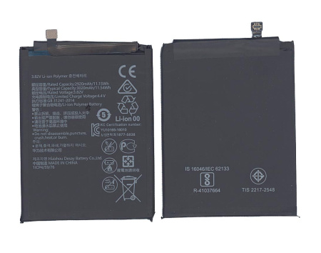 Аккумулятор HB405979ECW для Huawei Nova, 2920мАч 11.15Wh, 3.82В