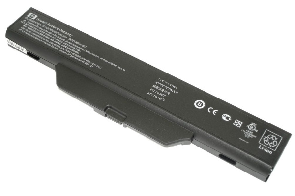 Аккумулятор (батарея) для ноутбука HP Compaq 550, 610 (HSTNN-IB51) 10,8 V, 4400mAh, 47Wh черная