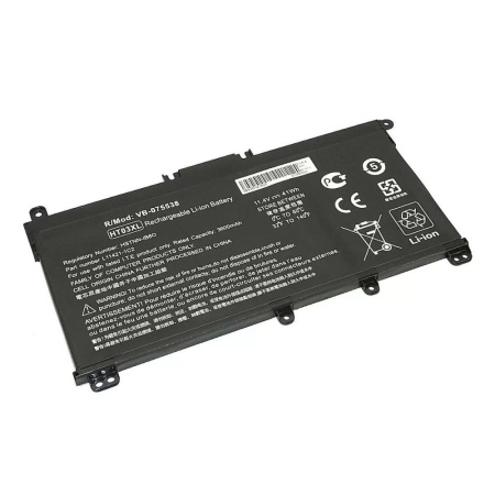 Аккумулятор (батарея) HT03XL для ноутбука HP Pavilion 14-ce, 14-cf, 14-ck, 14-cm, 14-ma, 3470mAh, 11.55V (оригинал)