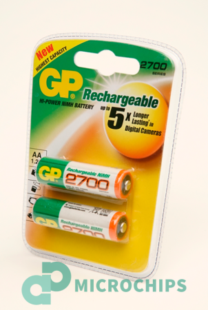 Аккумулятор GP 2700 АА (NiMH, 2700mAh) 2BP
