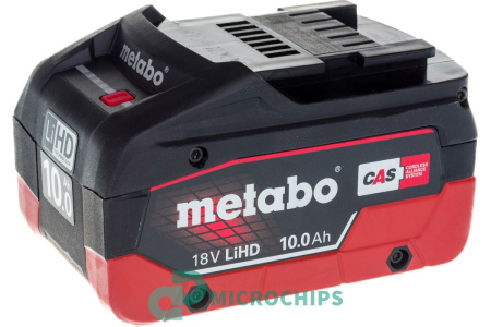 Аккумулятор Metabo 625549000 (Li-ion, 10000mAh, 18V)