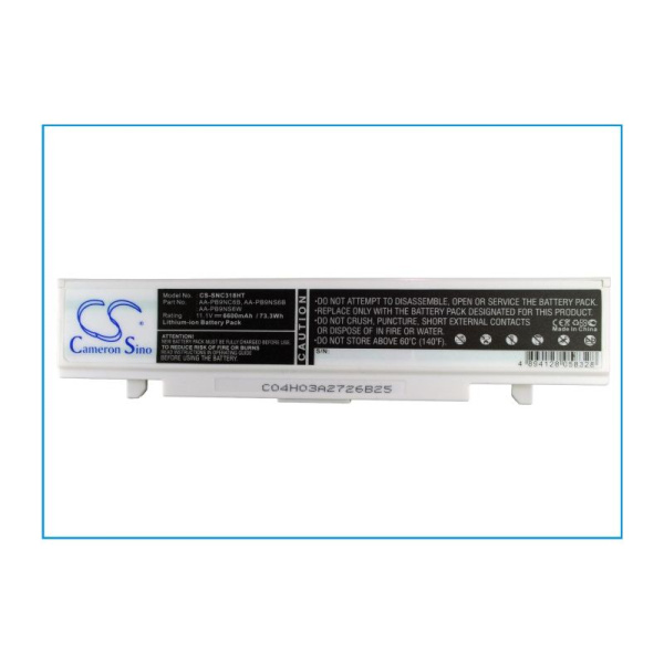 Купить Аккумулятор для ноутбуков Samsung AA-PB9NS6B, AA-PB9NC6B, AA-PB9NC6W 6600mAh белый Аккумулятор для ноутбуков Samsung AA-PB9NS6B, AA-PB9NC6B, AA-PB9NC6W 6600mAh белый