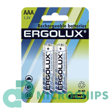 Аккумулятор Ergolux AAA (NiMH, 1100mAh) 2BP Аккумулятор Ergolux AAA (NiMH, 1100mAh) 2BP