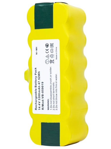 Аккумулятор для пылесоса iRobot Roomba 500, 510, 530, 560, 780, 800, 900 (3300mAh, 14.4V)