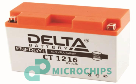 Аккумулятор Delta CT 1216 (AGM, 16Ah)