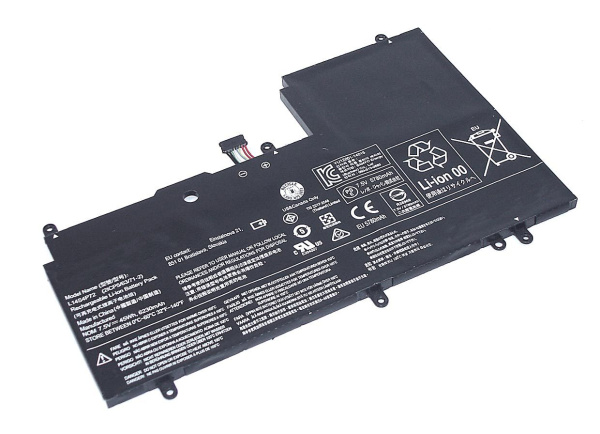 Аккумулятор (батарея) для ноутбука Lenovo Yoga3 14 Yoga 700-14ISK (L14M4P72), 7.4V, 6080mAh, 45Wh (оригинал)