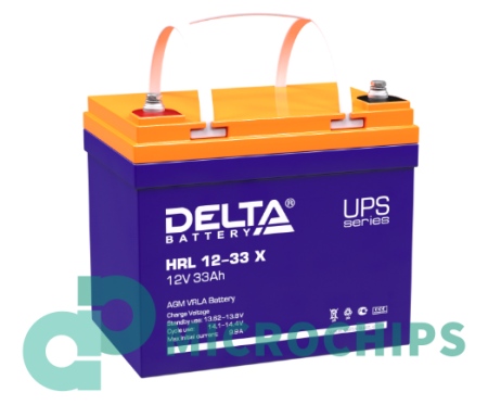 Купить Аккумулятор Delta HRL 12-33 X (AGM, 33Ah) Аккумулятор Delta HRL 12-33 X (AGM, 33Ah)