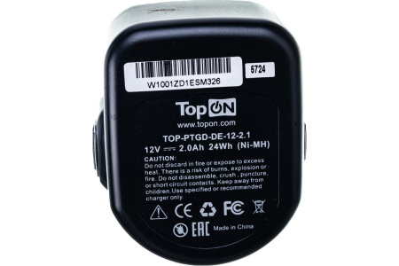 Аккумулятор TopOn TOP-PTGD-DE-12-2.1 (NiMH, 2100mAh, 12V)
