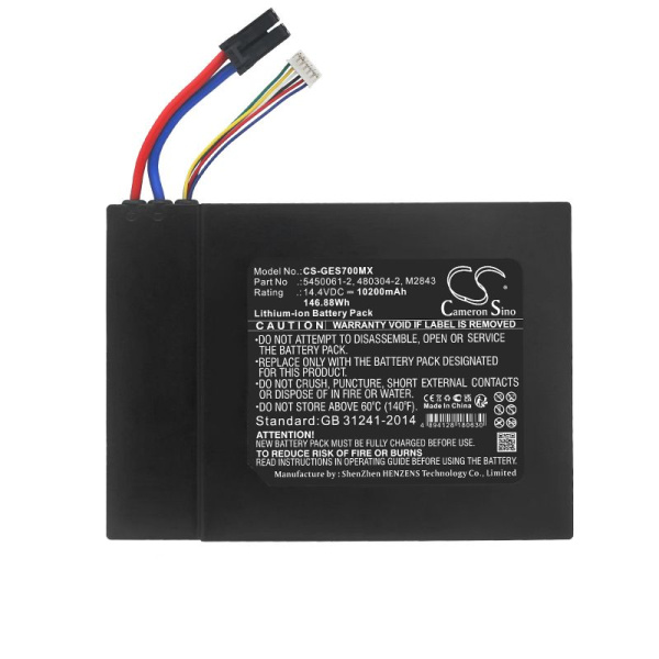 Аккумулятор для GE Ultraschall Logiq S7 Expert, Logiq S8 (M2843) 10200mAh