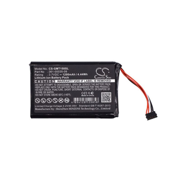 Аккумулятор для Garmin T5 mini, TT15 mini 1200mAh