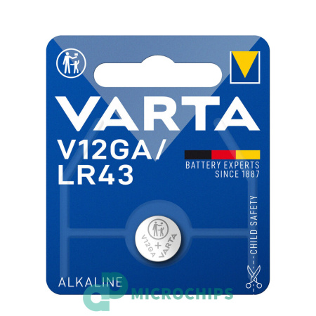Батарейка Varta V12GA / LR43 1BP