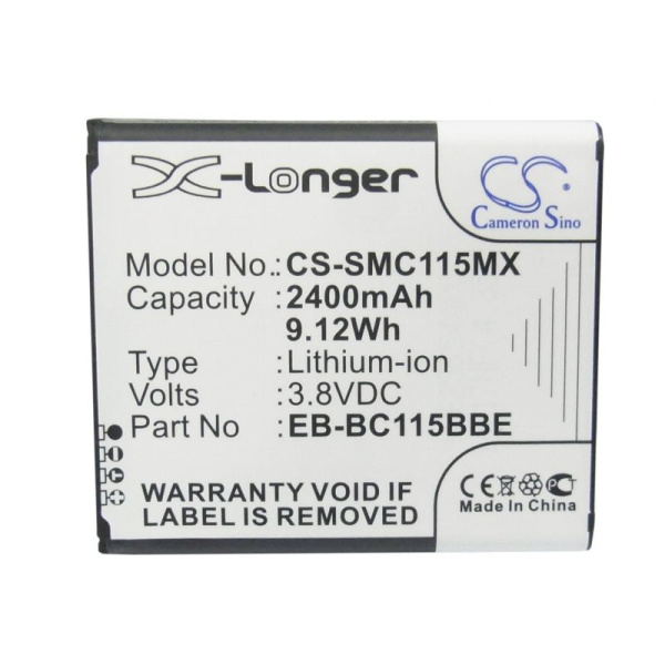 Купить Аккумулятор для Samsung Galaxy S5 Zoom, K Zoom (EB-BC115BBC) 2400mah Аккумулятор для Samsung Galaxy S5 Zoom, K Zoom (EB-BC115BBC) 2400mah