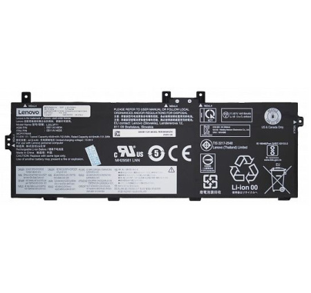 Аккумулятор (батарея) для ноутбука Lenovo ThinkPad x13 Yoga G2 (L20C3P71, L20L3P71), 52.8Wh, 4548mAh, 11.61V,