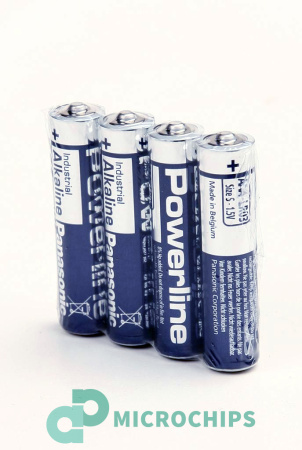 Батарейка Panasonic Powerline Industrial LR03/AAA 4S