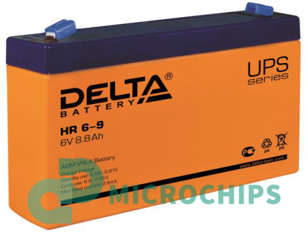 Аккумулятор Delta HR 6-9 (AGM, 8.8Ah)