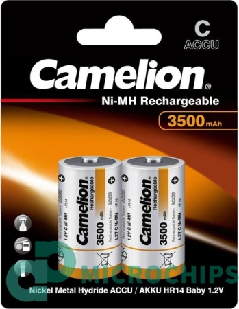 Аккумулятор Сamelion С-3500 HR 26/50 (NiMH, 3500mAh) 2BP