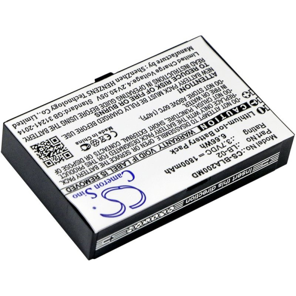 Аккумулятор для Biolight A2, A3, A4, Q5 (LB-02) 1800mAh
