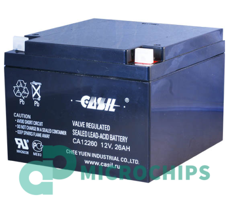 Аккумулятор Casil CA 12260 (AGM, 26Ah)