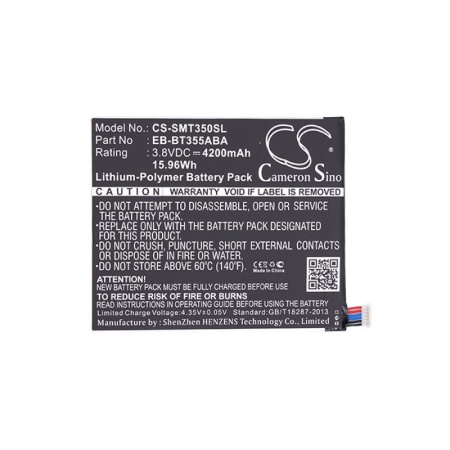 Аккумулятор для Samsung Galaxy Tab A 8 SM-T350 (EB-BT355ABE) 4000mah