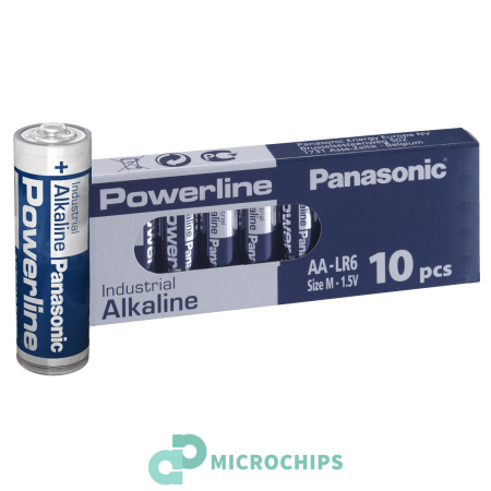 Батарейка Panasonic Powerline Industrial LR6/AA 10BP