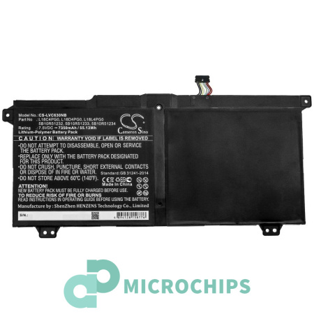 Аккумулятор для Lenovo Chromebook C340-15, Yoga Chromebook C630 (L18C4PG0) 7350mah