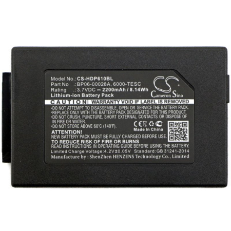 Купить Аккумулятор для Honeywell Dolphin 6100, Dolphin 6500 (6000-TESC) 2200mAh Аккумулятор для Honeywell Dolphin 6100, Dolphin 6500 (6000-TESC) 2200mAh