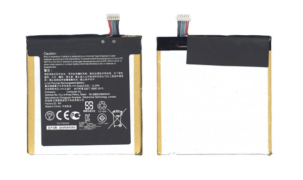 Аккумуляторная батарея C11P1309 для Asus FonePad Note 6 (ME560CG), 3.8В 12, 2Wh