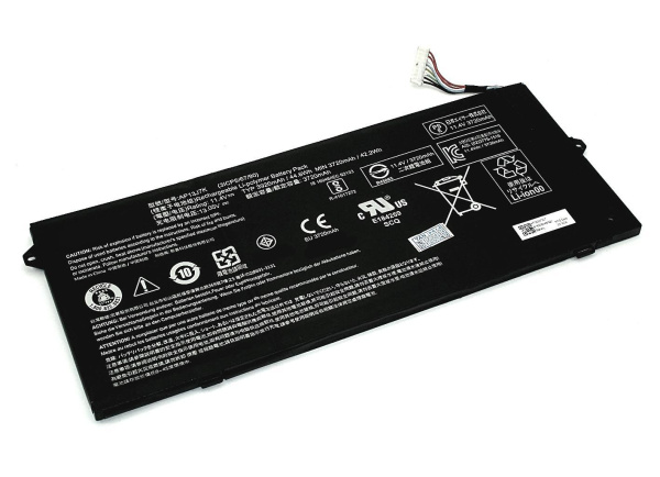 Аккумулятор (батарея) AP13J7K для ноутбука Acer ChromeBook C740, 11.4B, 3920mAh, черный (оригинал)