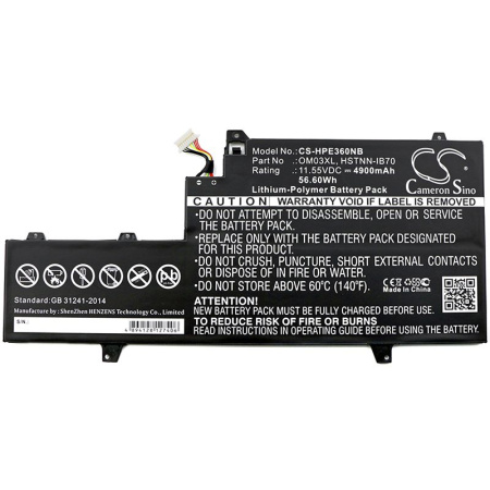 Купить Аккумулятор для HP EliteBook 1030 G2 X360 (OM03XL) 4900mAh Аккумулятор для HP EliteBook 1030 G2 X360 (OM03XL) 4900mAh