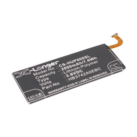 Аккумулятор для Huawei Ascend G6, G620S, G630, P6 (HB3742A0E8C) 2000mah