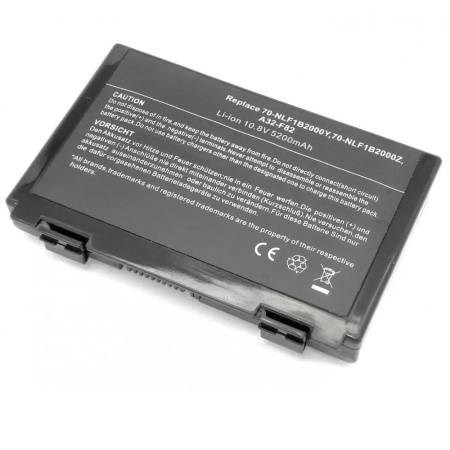 Аккумулятор (батарея) для ноутбука Asus K40, K50, K70, F82, X5, (A32-F82), 5200mAh, 11.1B