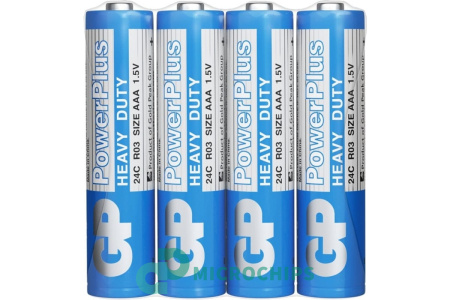 Батарейка GP PowerPlus R03/AAA 4BP
