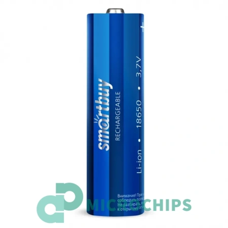 Аккумулятор SmartBuy 18650 (Li-ion, 2200mAh, 3.7V)