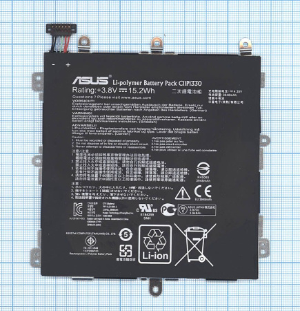 Аккумуляторная батарея C11P1330 для Asus MeMO Pad 8 (ME581CL), 3.8В, 15, 2Wh