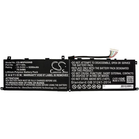 Аккумулятор для MSI GS65, PS63 5200mah