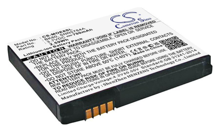 Аккумулятор CS-MOE8SL для Motorola SLVR L9, L71, L7e, L72, W510, ROKR E8, MOTO VU204, RAZR Maxx Ve, Q700, A1600, A1800, EM30