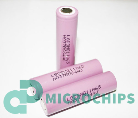 Аккумулятор LG INR18650MG1 (Li-ion, 2850mAh, 3.7V)