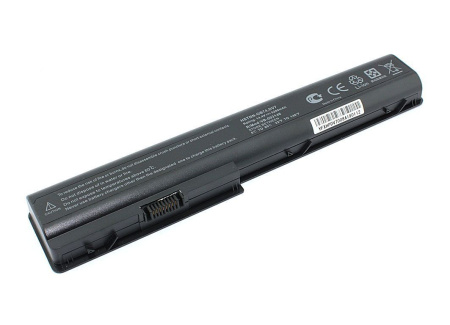 Аккумулятор (батарея) для ноутбука HP Pavilion DV7, HDX18, Compaq CQ71, 5200mAh, 14.4V, черный (OEM)