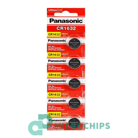 Купить Батарейка Panasonic CR1632 5BP Батарейка Panasonic CR1632 5BP