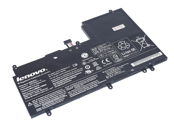 Аккумулятор (батарея) для ноутбука Lenovo Yoga3 14 Yoga 700-14ISK (L14M4P72), 7.4V, 6080mAh, 45Wh (оригинал)