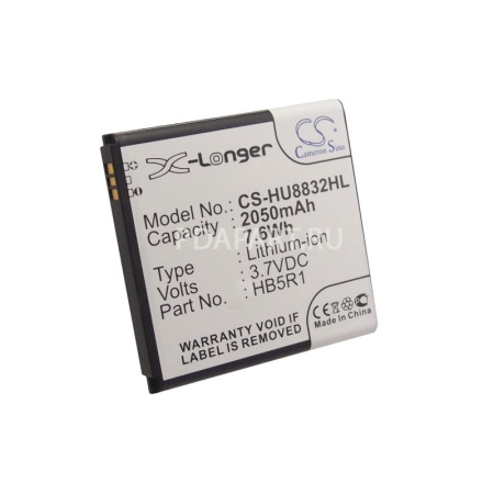 Аккумулятор для Huawei Ascend G500, G600, U8832d, Honor Pro (HB5R1) 2050mah