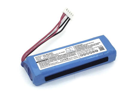 Аккумуляторная батарея CameronSino CS-JML320SL для JBL Charge 3 (2016) 3.7V 6000mAh 22.20Wh