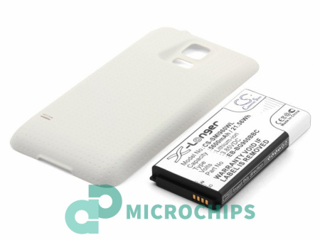 Аккумулятор для Samsung Galaxy S5 SM-G900 (EB-B900BC) 5600mah белый