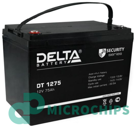 Аккумулятор Delta DT 1275 (AGM, 75Ah)