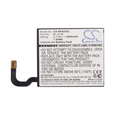Аккумулятор для Nokia Lumia 925 2000mah